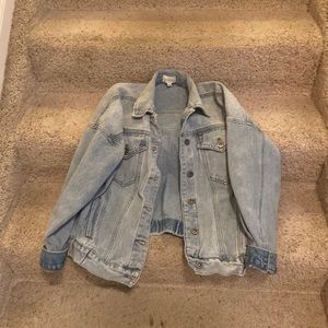 Oversized denim jacket